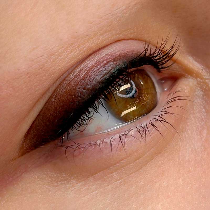 Permanent eyeliner lash liner before and after Fort Walton Beach FL